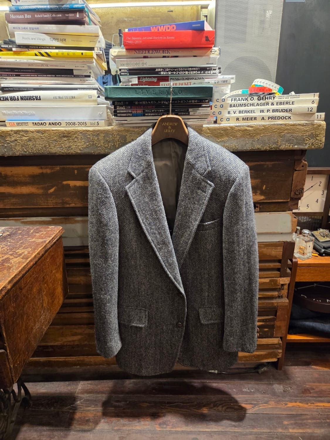 80's 유니온 메이드 해리스트위드자켓 상품이미지10