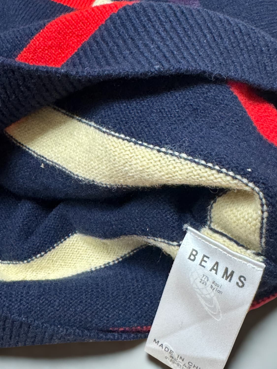 빔즈 스트라이프 울 니트 상품이미지3