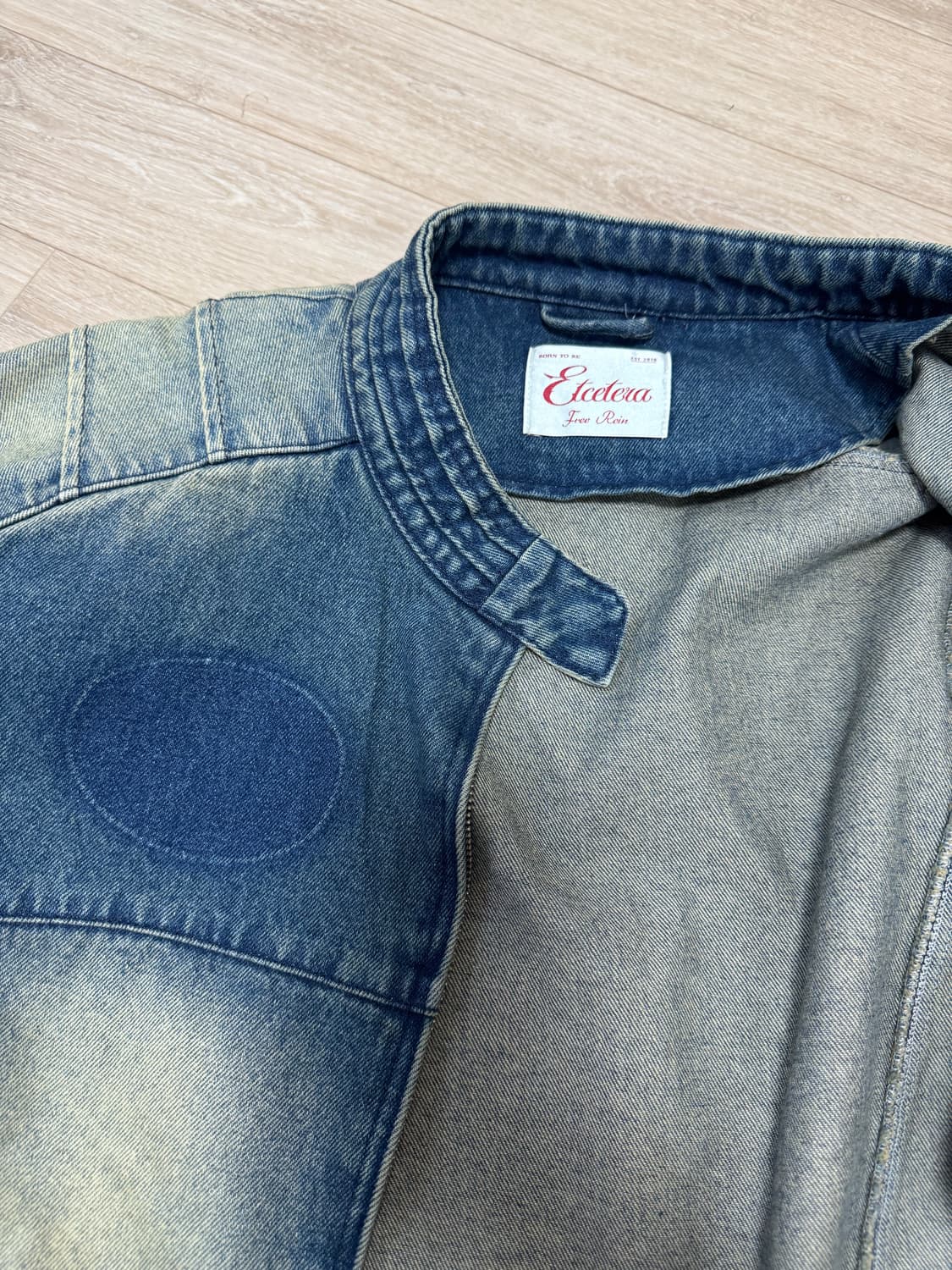 ETCE 이티씨이 데님 레이서 자켓 M 상품이미지7