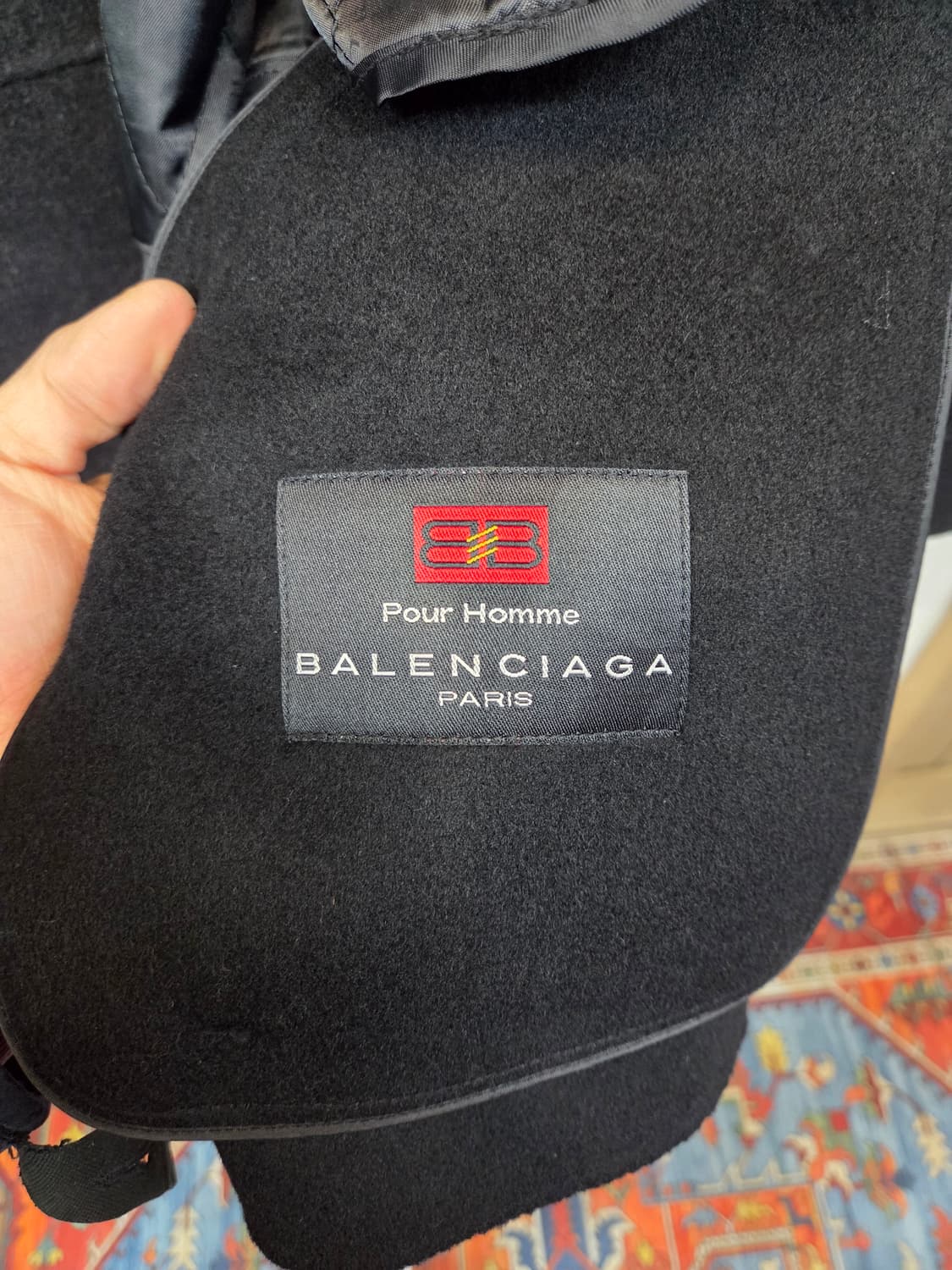 발렌시아가 올드스쿨 울 코트 자켓 95 상품이미지6