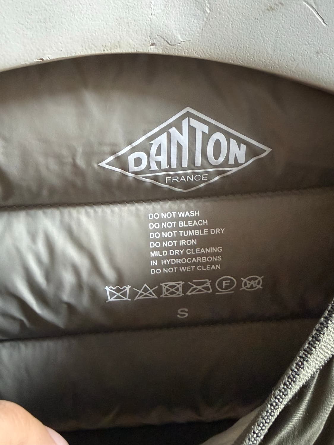 단톤 경량패딩 (카키) 상품이미지4