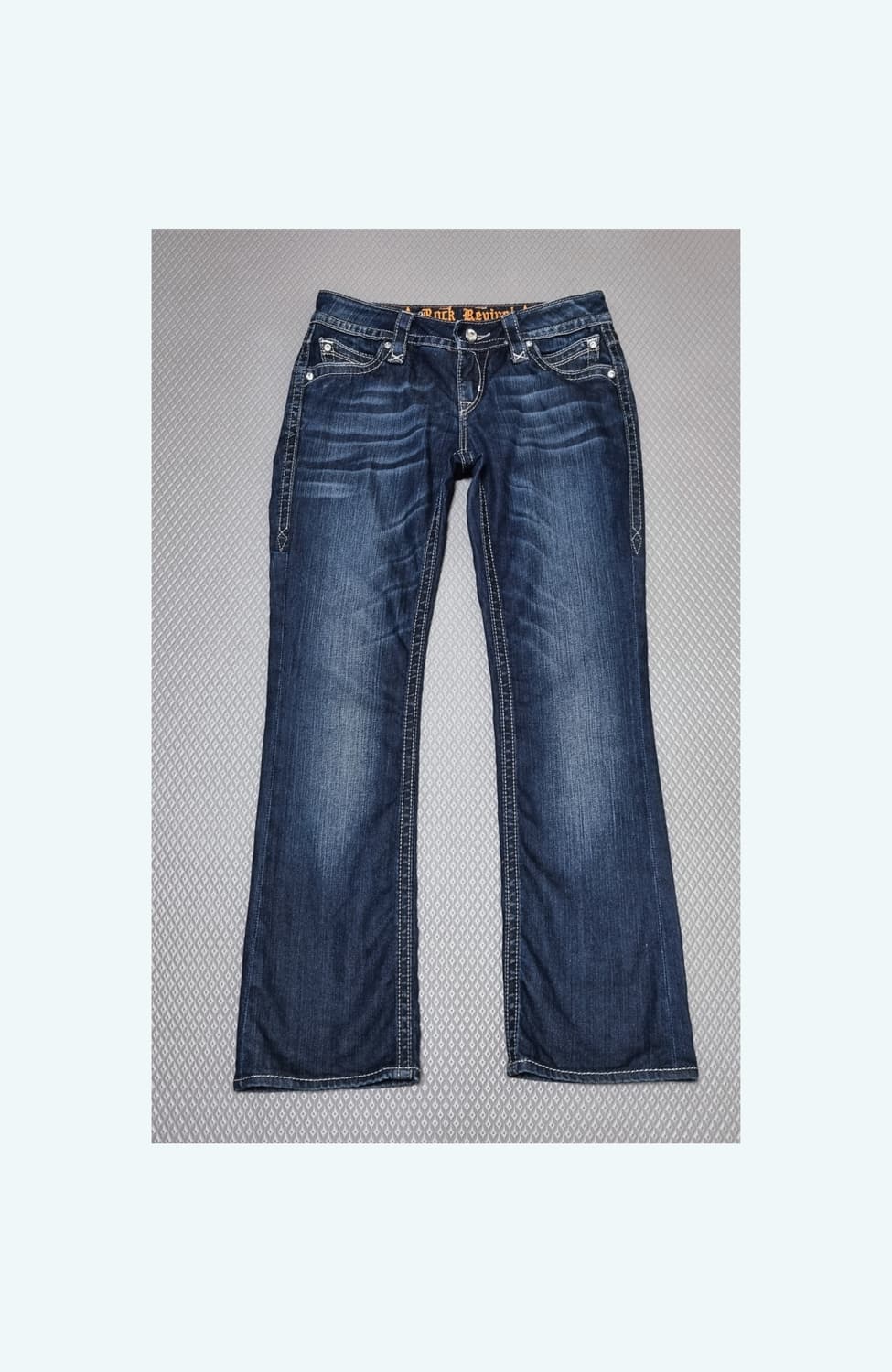 락리바이벌 엘레나 부츠컷진 데님 청바지
 상품이미지1