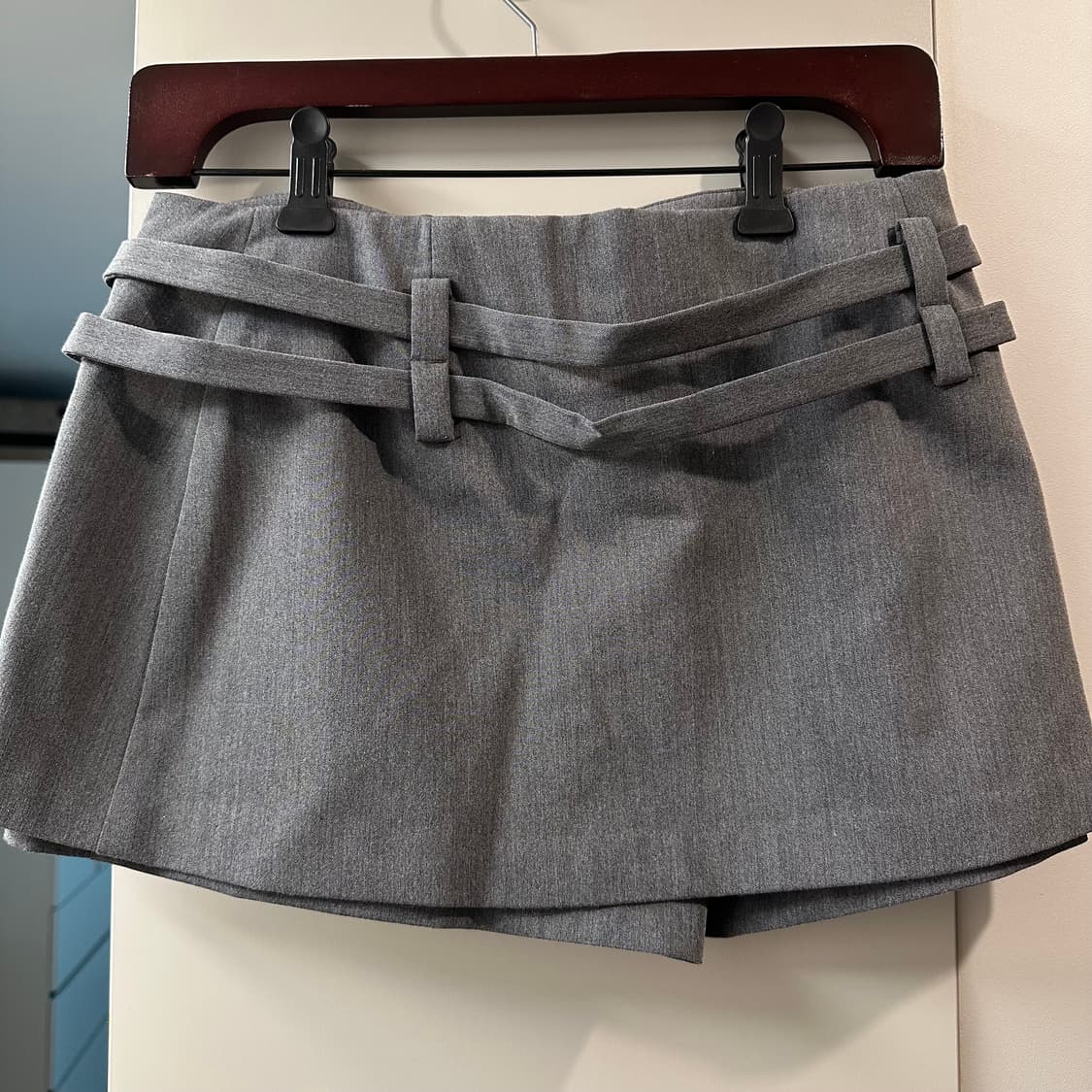 자라 zara 버클 스커트 팬츠 다크 그레이 상품이미지2