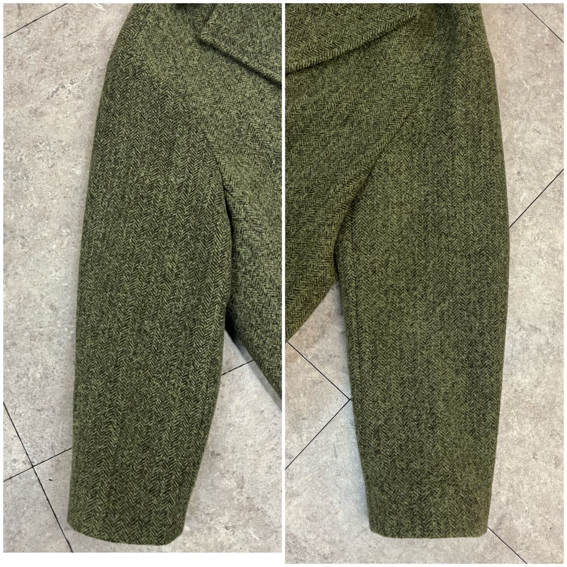 빈티지 울 알파카 자켓 그린 #csz2951 상품이미지5