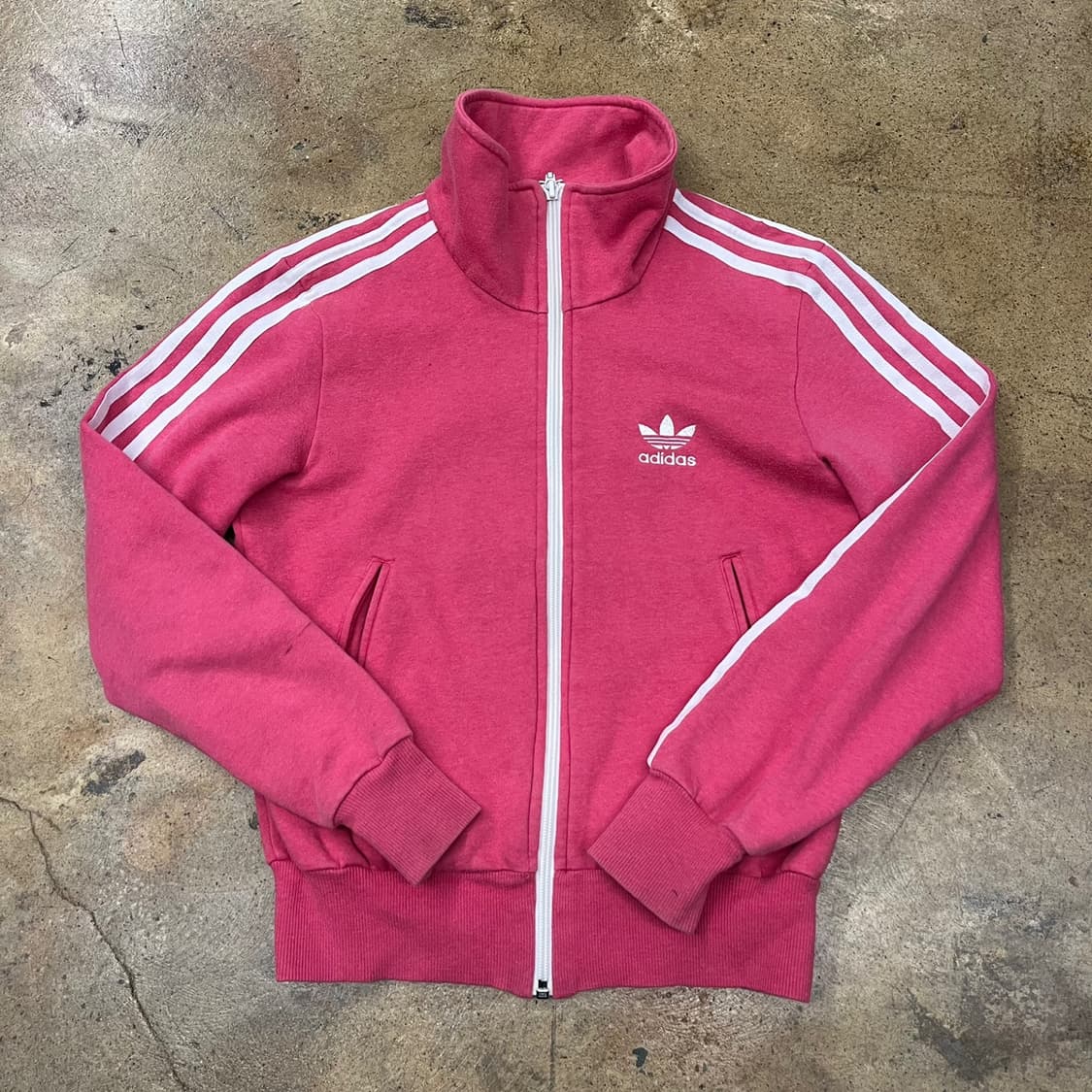 [정품/85] 아디다스 핑크색 삼선 트랙탑 져지 b18 상품이미지2