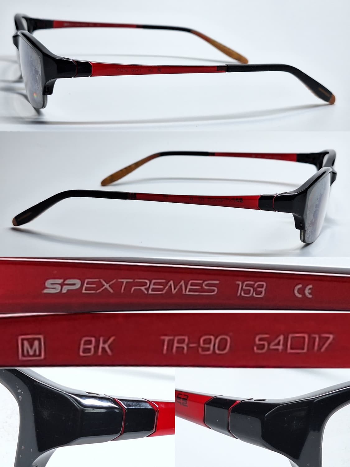 파리미키 SP EXTREMES 153 고탄성 스포츠 반무테 안경테 빈티지 상품이미지7