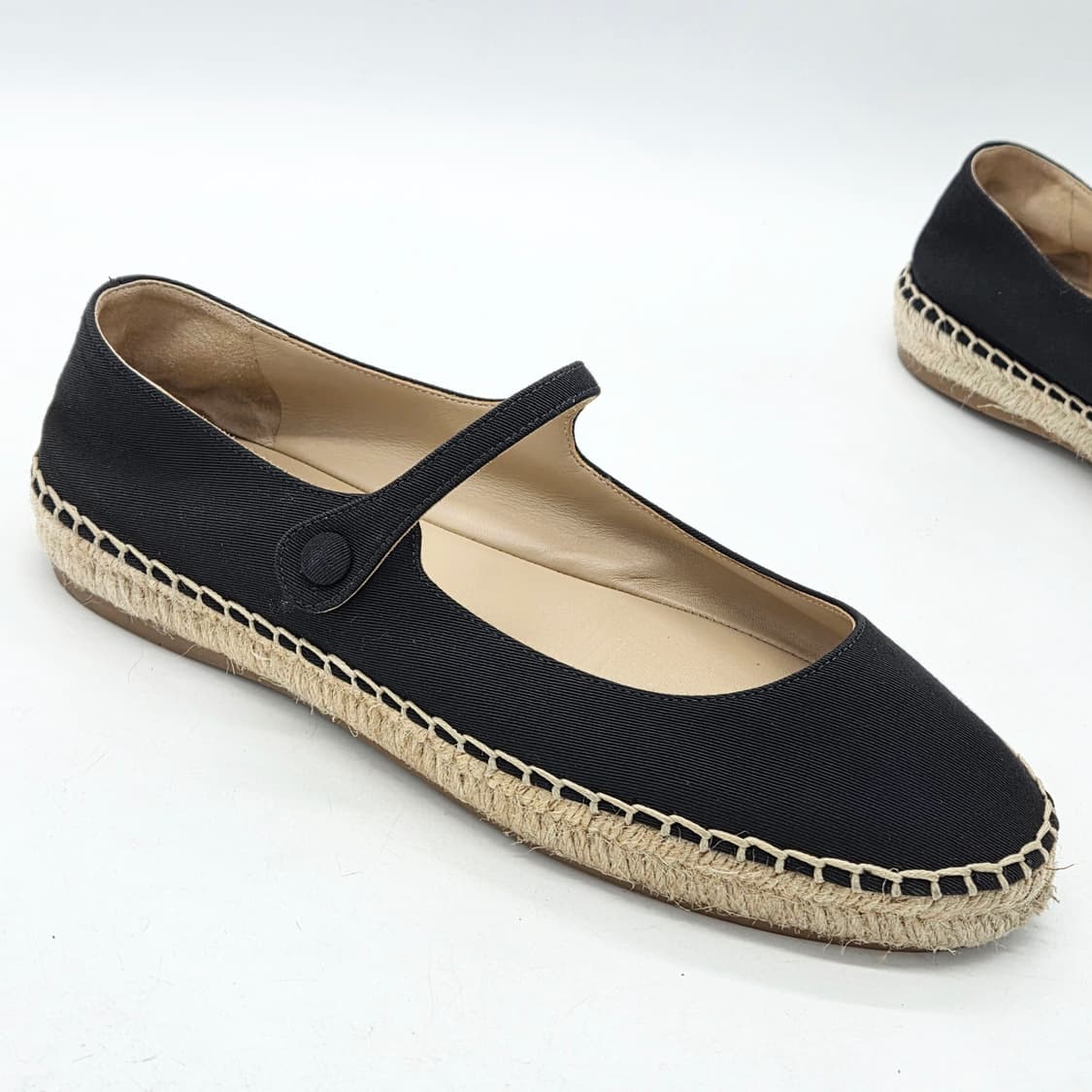 프라다 우먼스 에스빠드류 발레리나 슈즈 블랙 (39) 상품이미지6