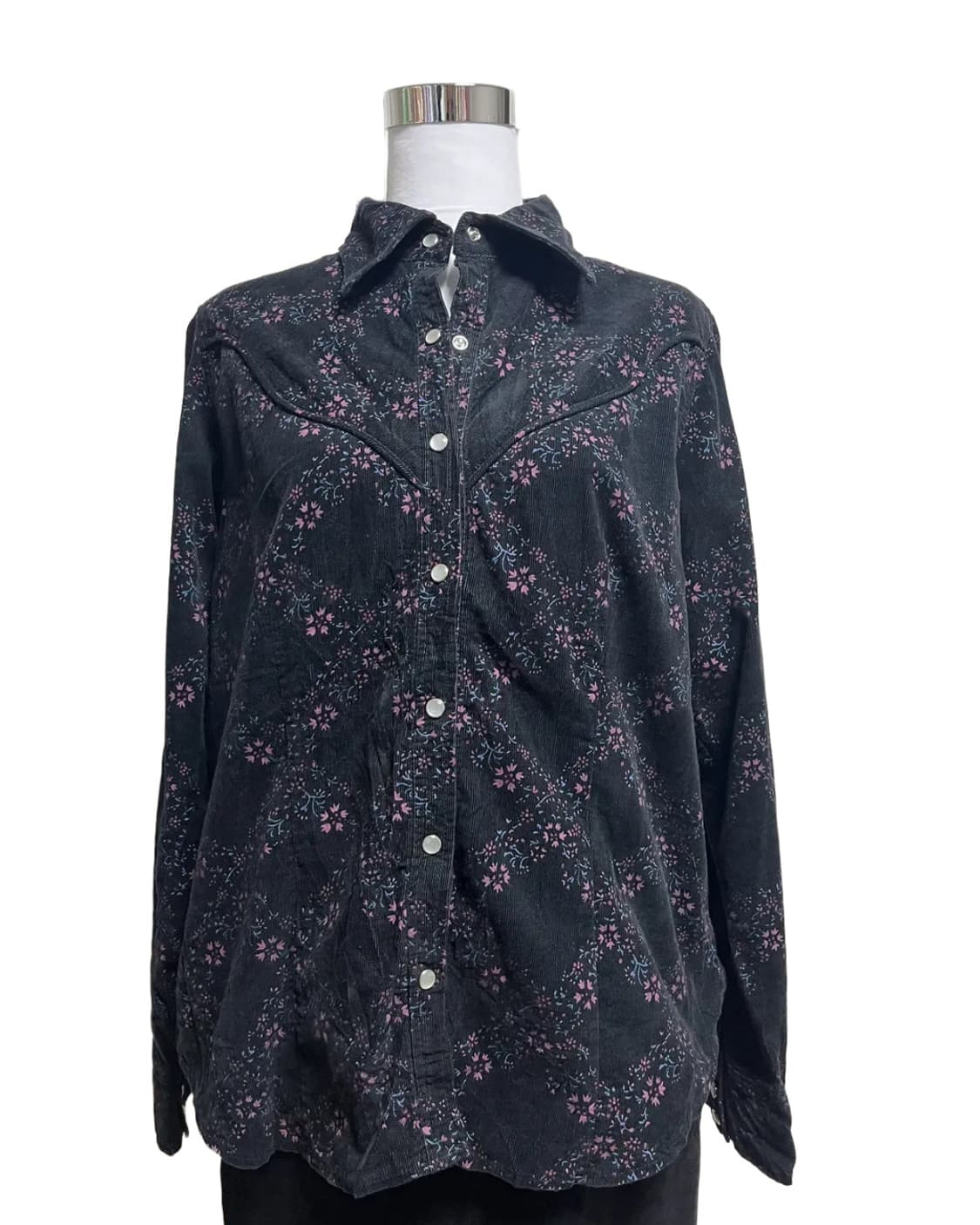 Corduroy black shirt 상품이미지4