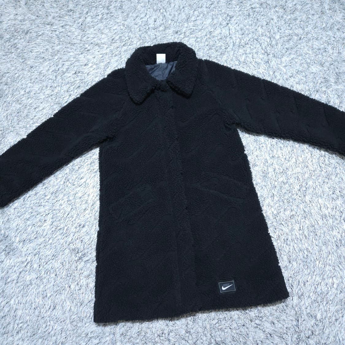 나이키) M 여자 쉐르파자켓 롱뽀글이 / 왕눈이샵 상품이미지2