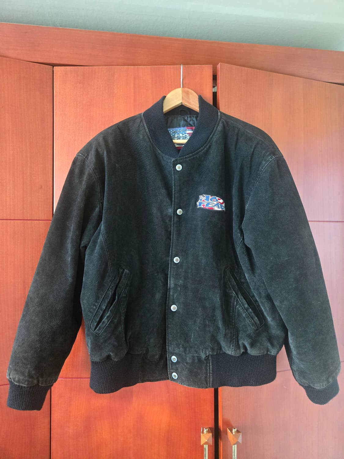 90s No fear leather jacket [L] 상품이미지1