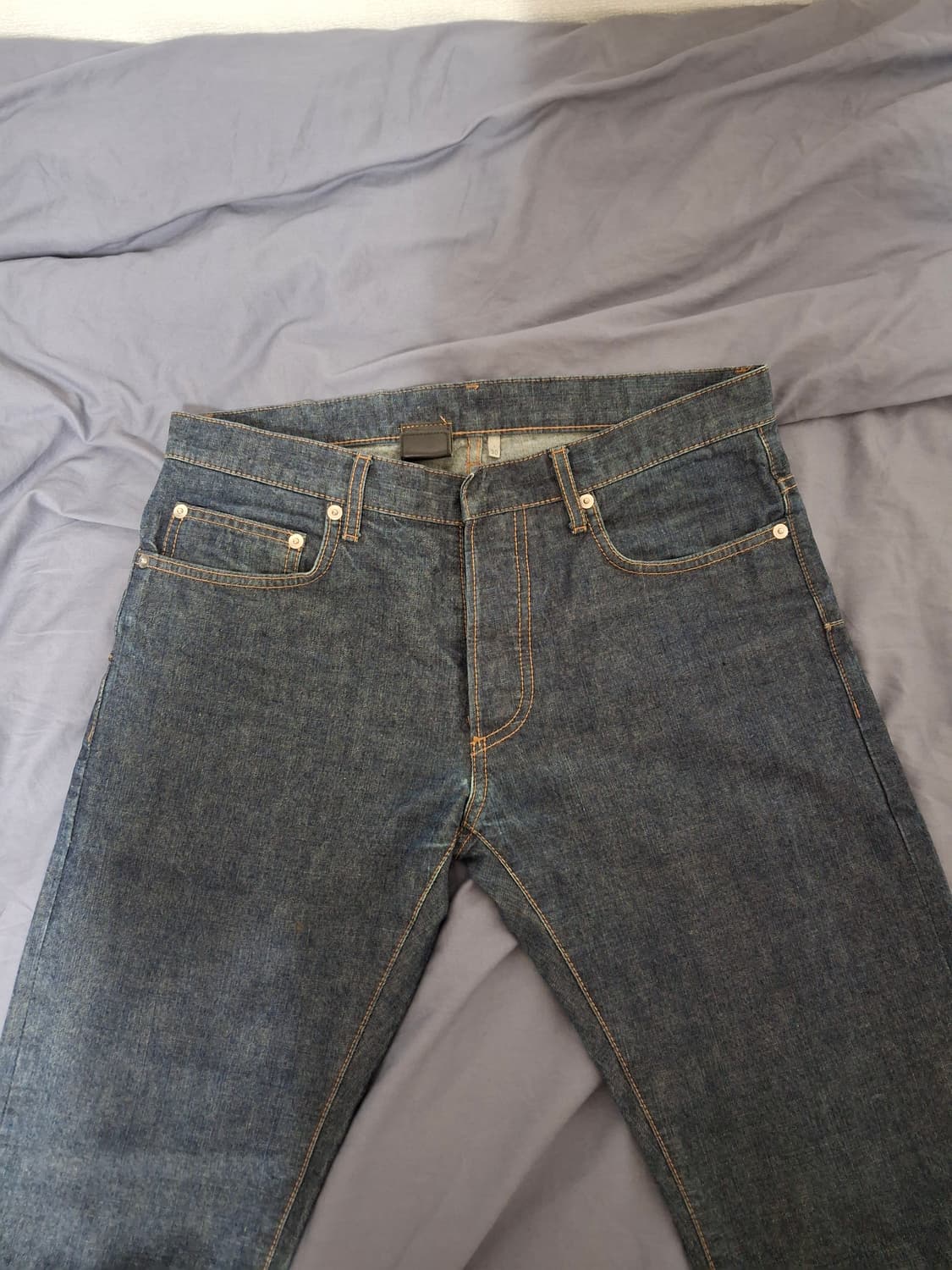 [30] 디올 옴므 MIJ 인디고 블루 생지 데님 팬츠 상품이미지1