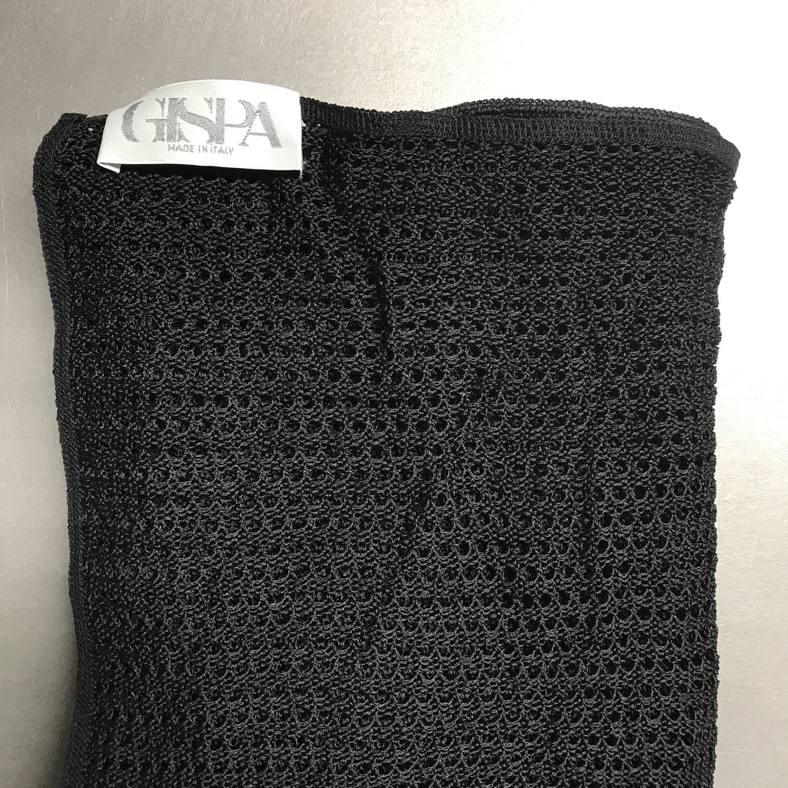 GISPA 펀칭 스카프 블랙 상품이미지3