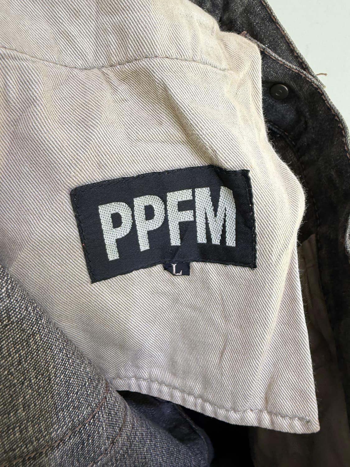 PPFM 지퍼 데님 팬츠  상품이미지7