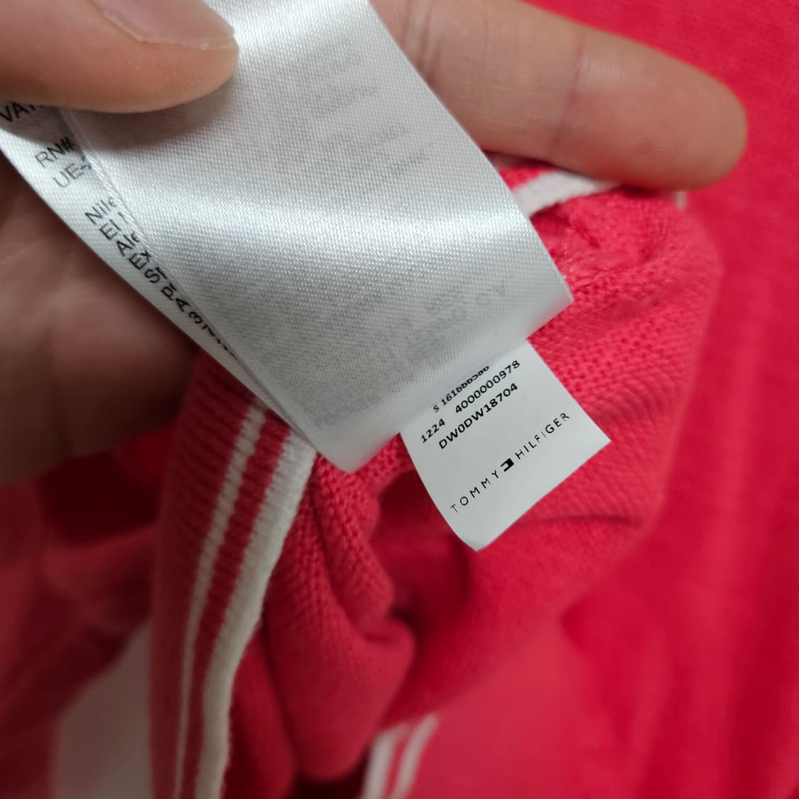 타미힐피거 타미진스 스몰로고 가디건 M 상품이미지7