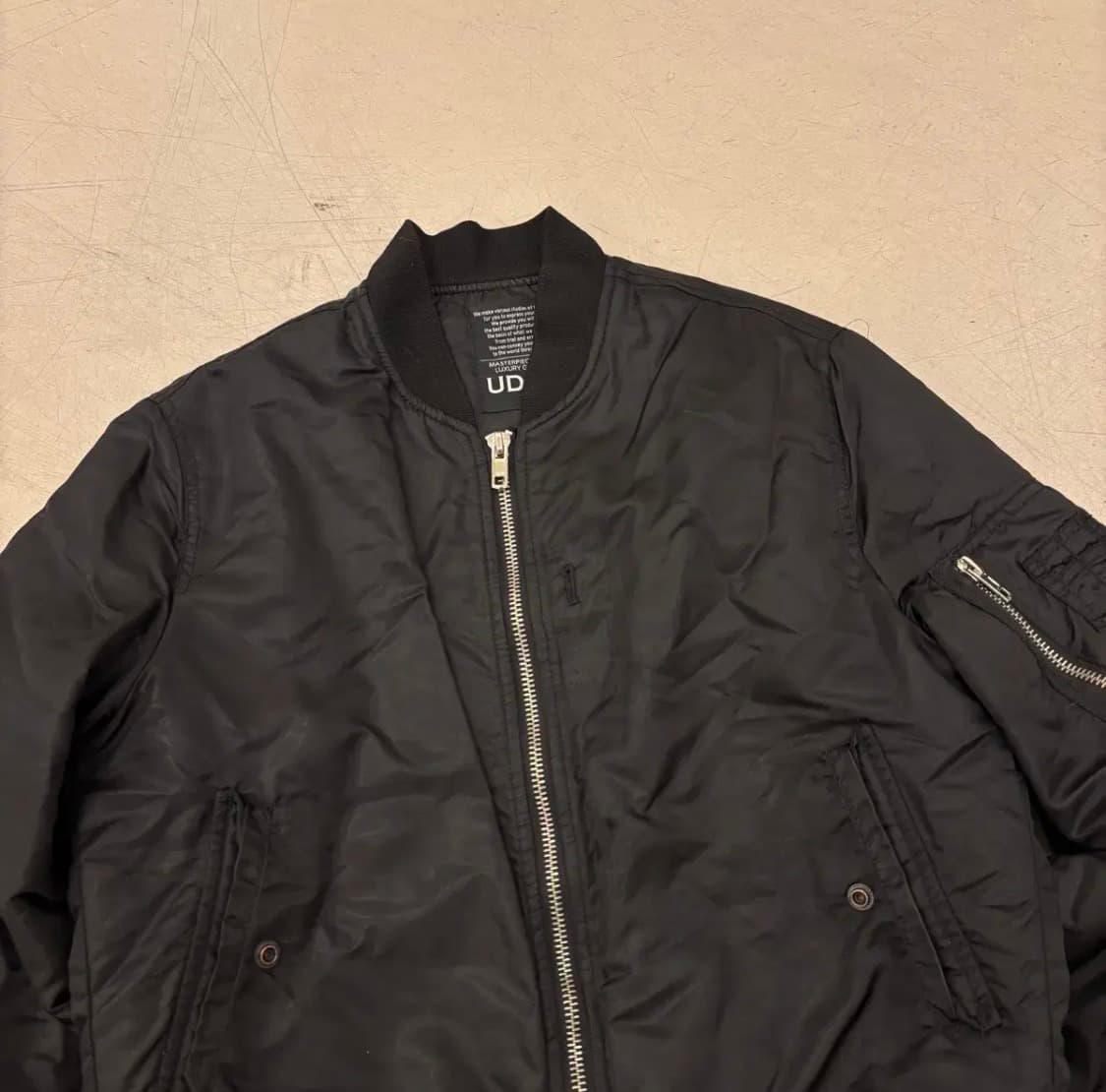 빈티지 블랙 Ma-1 자켓 상품이미지2