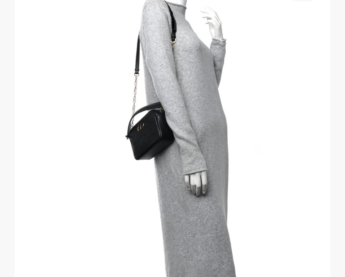 디올 카로 스몰 카메라백 블랙 상품이미지2