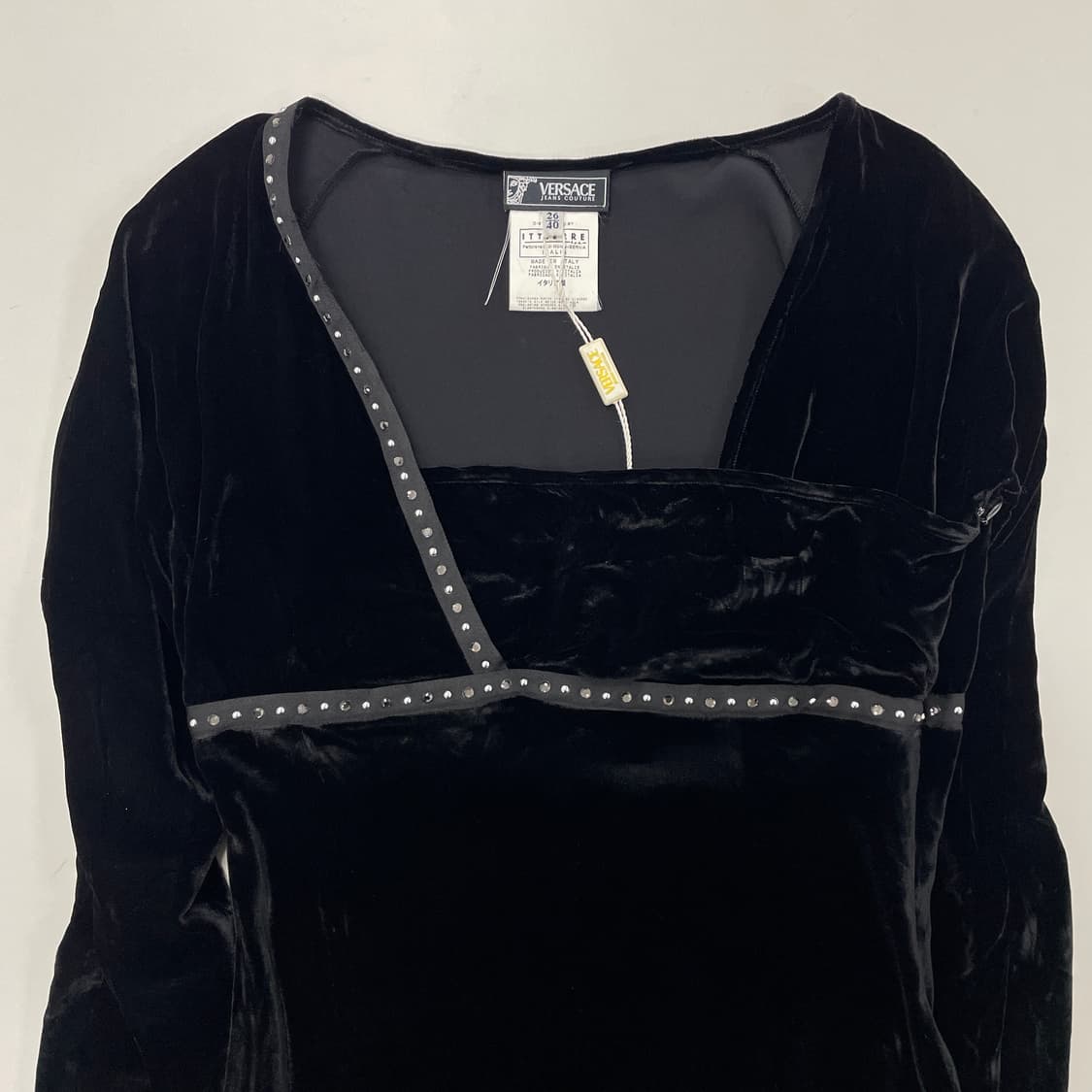 정품 새상품 베르사체 벨벳 원피스 상품이미지1