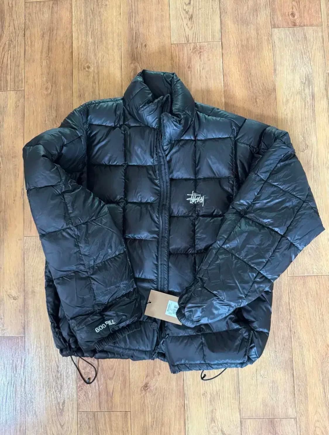 s) 스투시 25fw 미드웨이트 패딩 블랙 상품이미지1