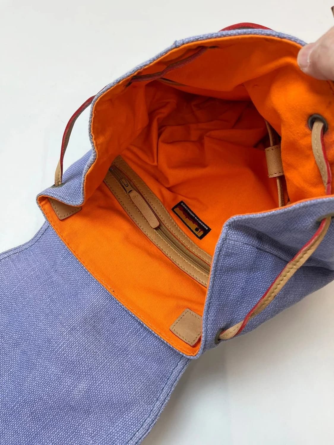 BROOKLYN INDUSTRIES 캔버스 복조리 백팩 A1479  상품이미지7