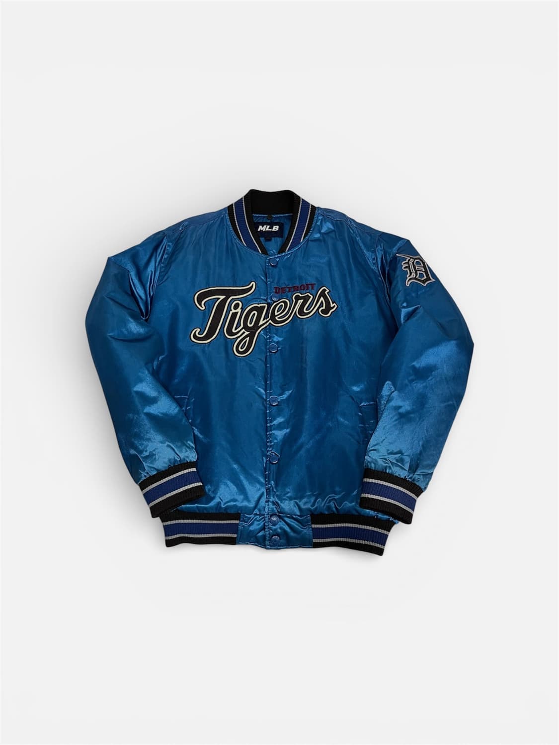 MLB 디트로이트 타이거즈 누빔 블루종 바시티자켓 105 상품이미지1