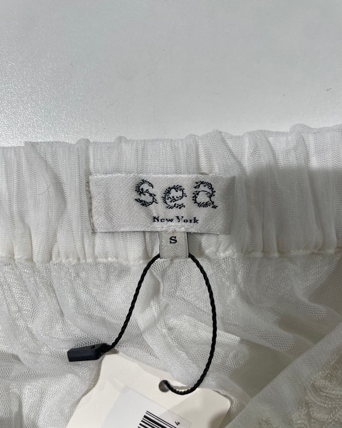 씨뉴욕 크림 아리엘 레이스 플레어드 팬츠 상품이미지7
