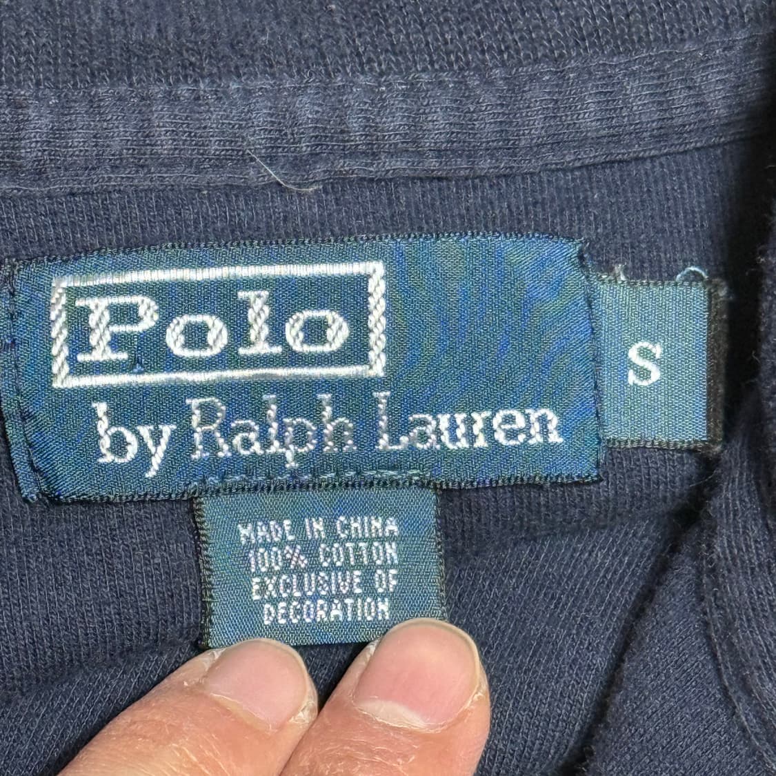 Polo Ralph Lauren 네이비 반집업 니트 상품이미지3