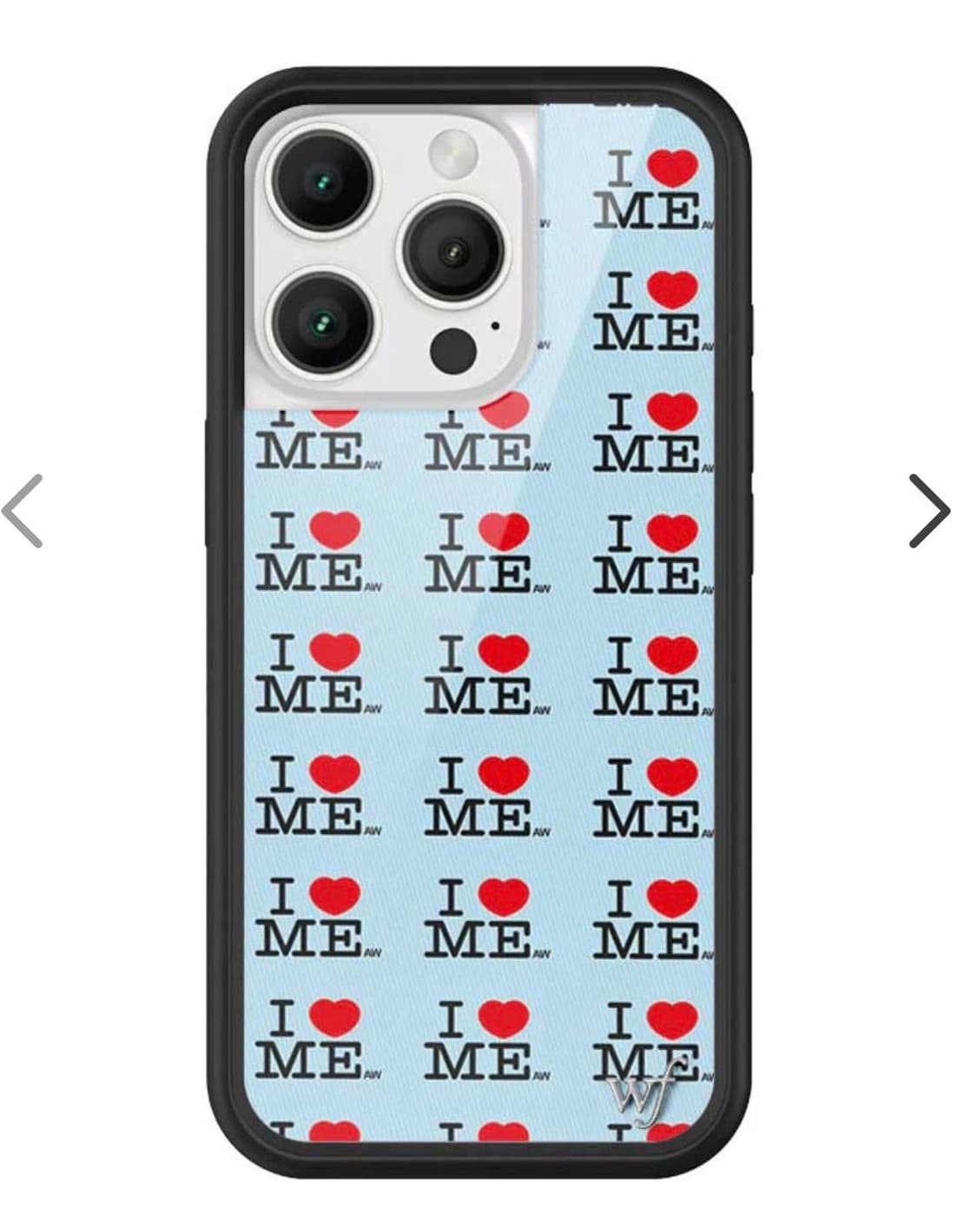 와일드플라워 아이폰 16프로 애슐리윌리엄스 i heart me블루 아일릿 상품이미지1