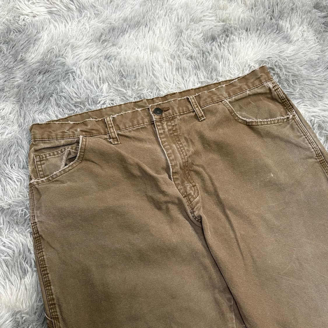 빈티지 디키즈 카펜터 팬츠 다크브라운 상품이미지4