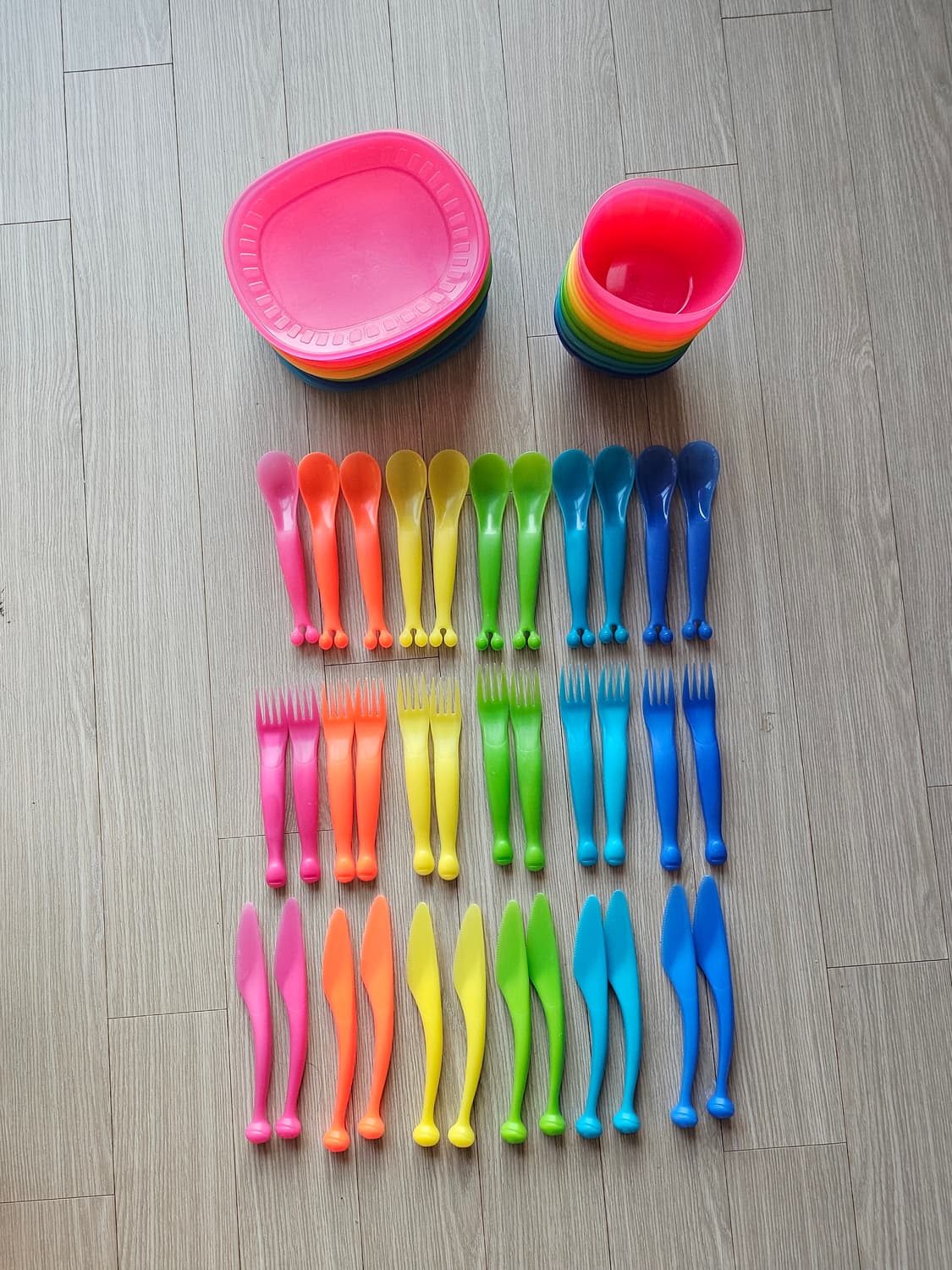 이케아 칼라스 KALAS 57pcs 대용량 세트 (해외구입 컬러 1회 상품이미지2