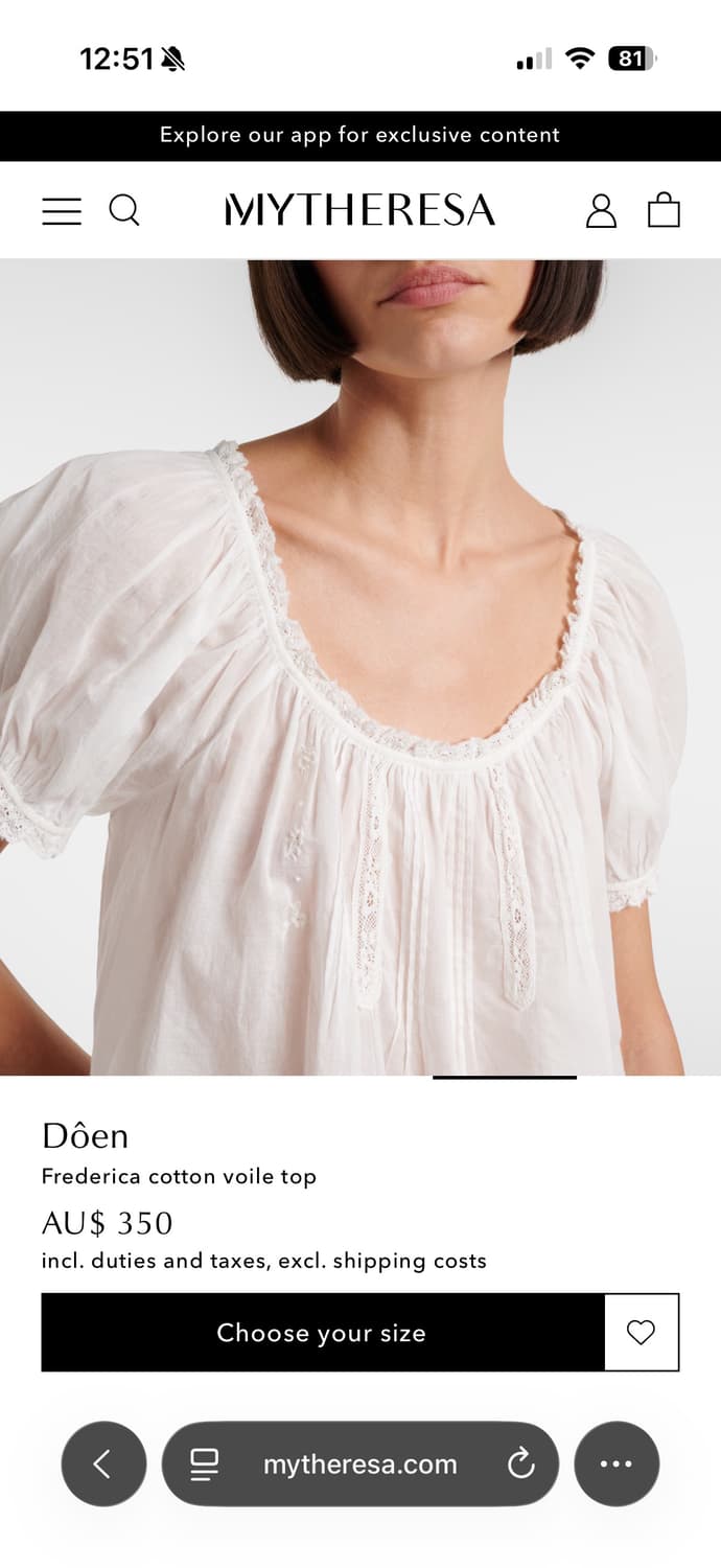 Doen frederica top S 상품이미지4