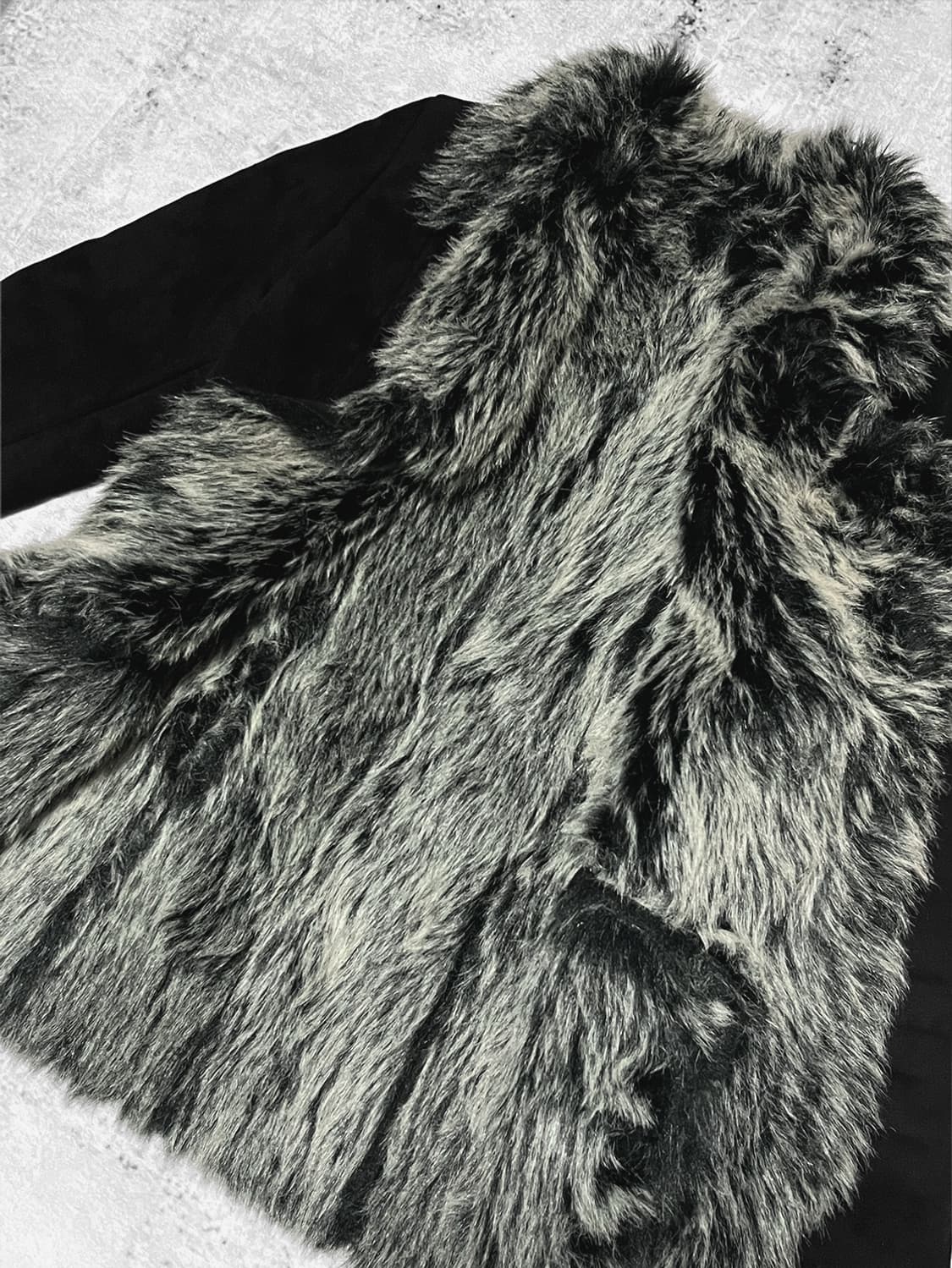 (ip ip) ash fur suede jacket  상품이미지5