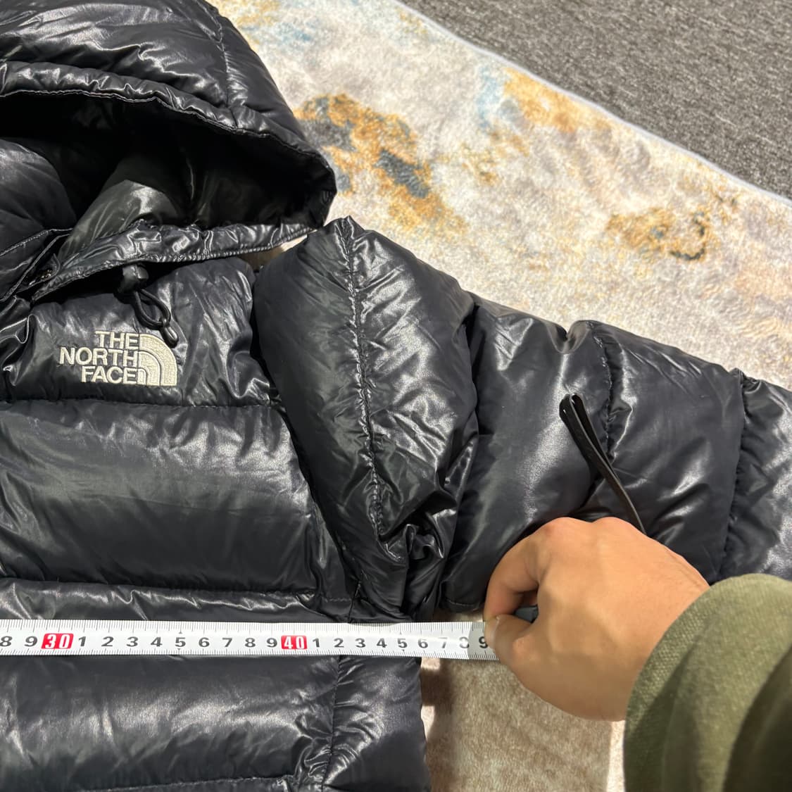 노스페이스 유광 후드패딩 자켓 상품이미지7