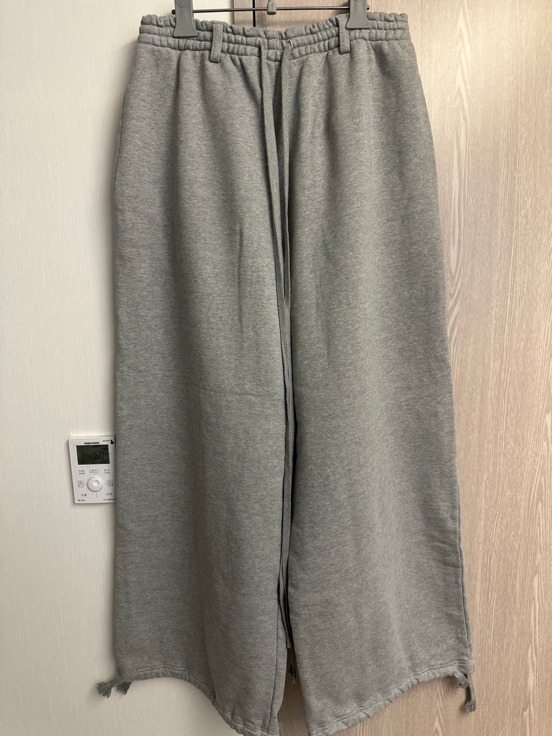 에모스탠스클럽 MEGA Belt Loop sweat pants - gra 상품이미지1