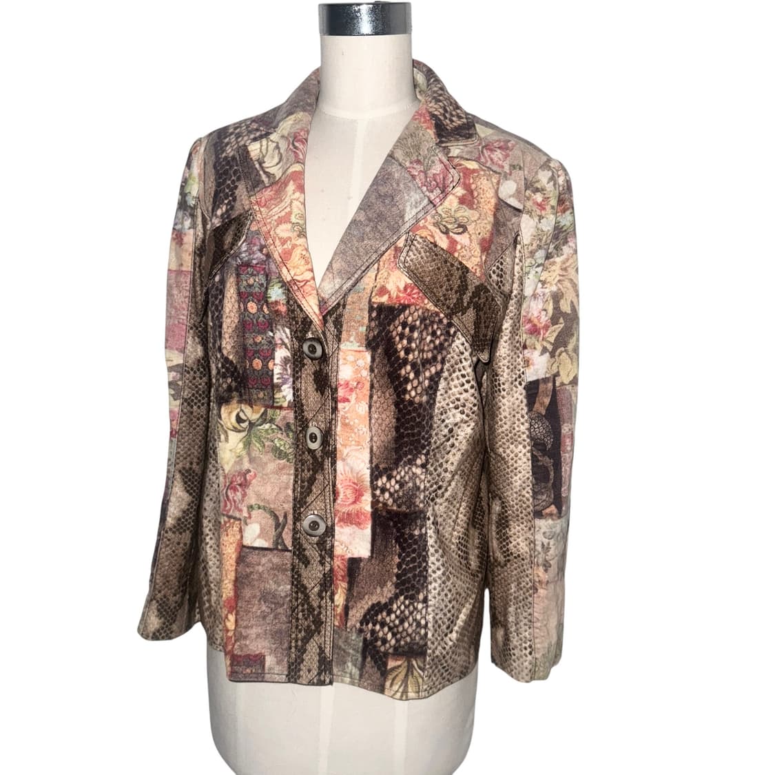 Patchwork pattern jacket 상품이미지3