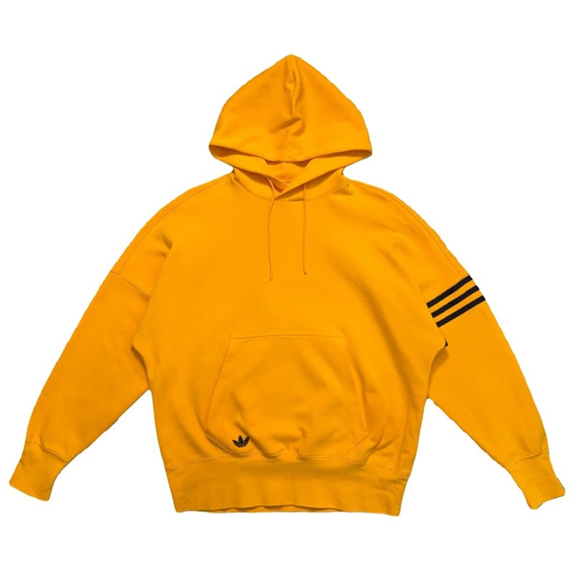 아디다스 오리지널스 뉴클래식 트레포일 후드 티셔츠 옐로우 S 상품이미지1