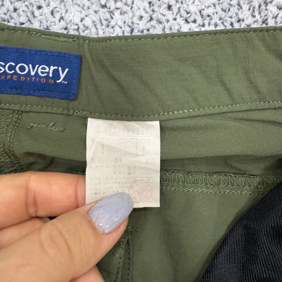 64 디스커버리 카고 7부 팬츠 0309J 상품이미지4