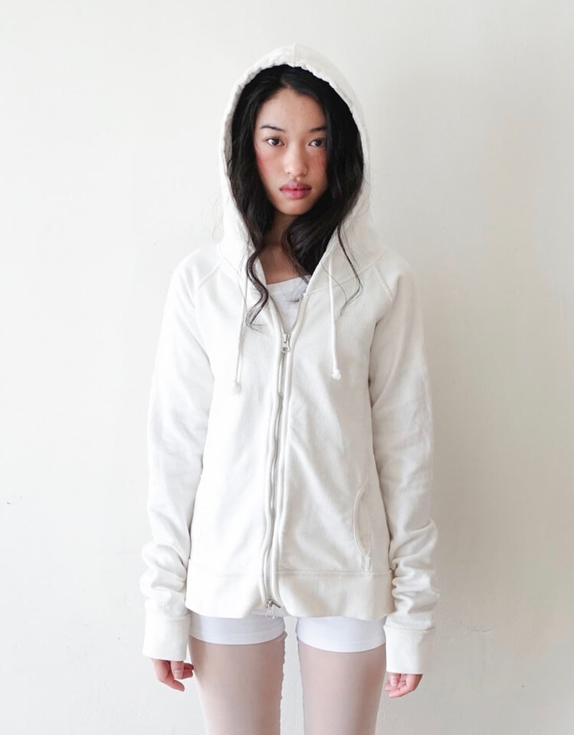 샵페어리 페어리 후드집업 아이보리 상품이미지1