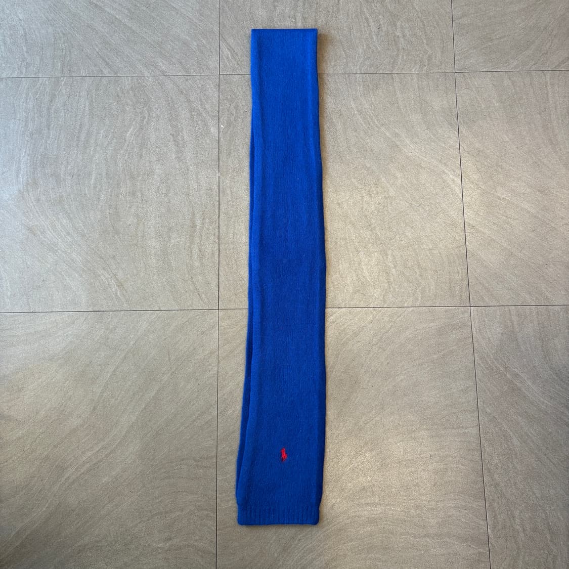 폴로 정품 블루 울 머플러 목도리 상품이미지2