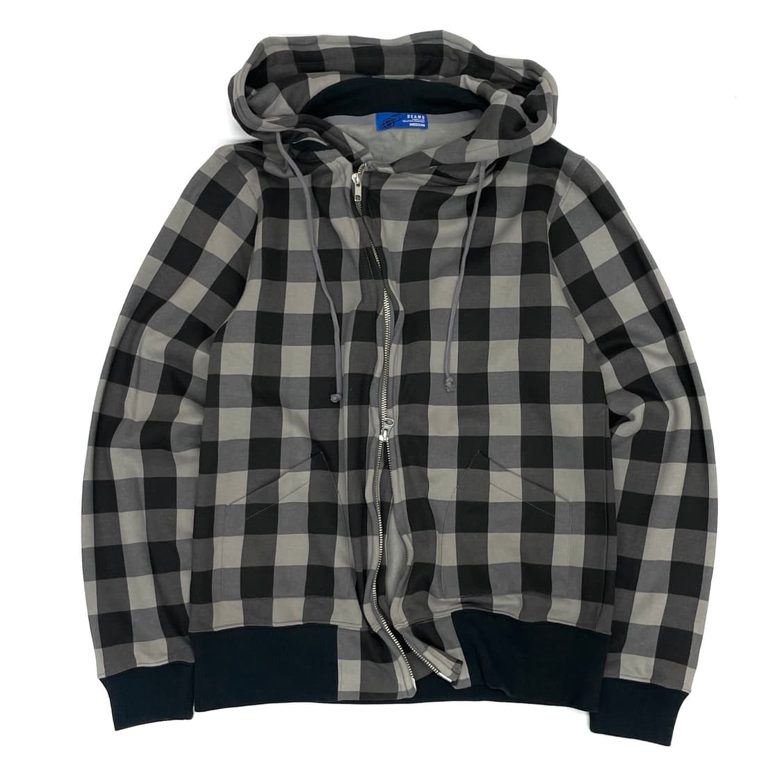 BEAMS Hood zip up black 상품이미지5