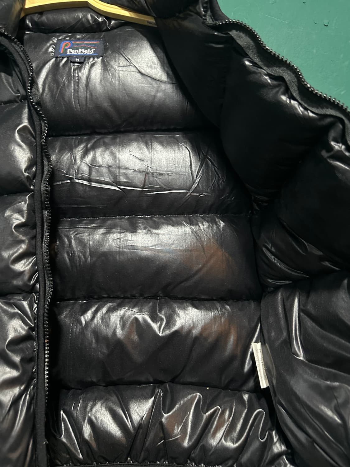 90s펜필드 일본판 패딩조끼 M 상품이미지5