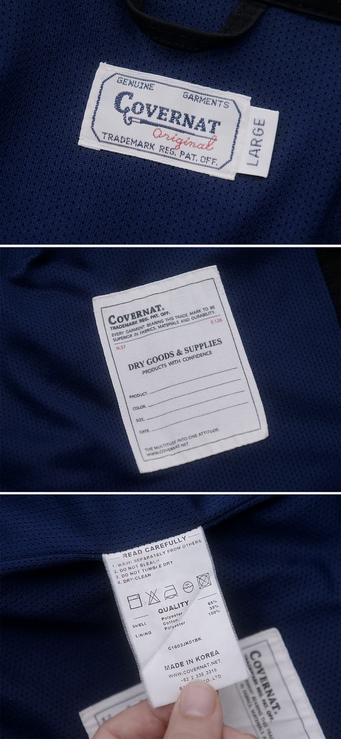 커버낫 포네틱 코드 하드쉘 트윌 코치 버튼 자켓 (L / 100+) 상품이미지10