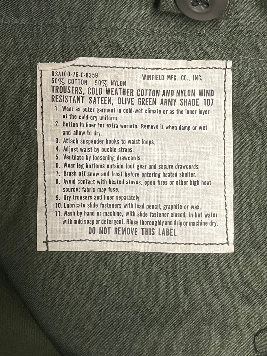 M65 필드 팬츠 SS  상품이미지4