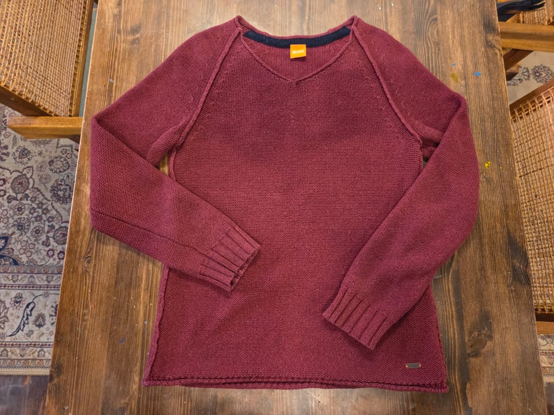 휴고보스 오렌지라벨 그런지 니트 상품이미지10