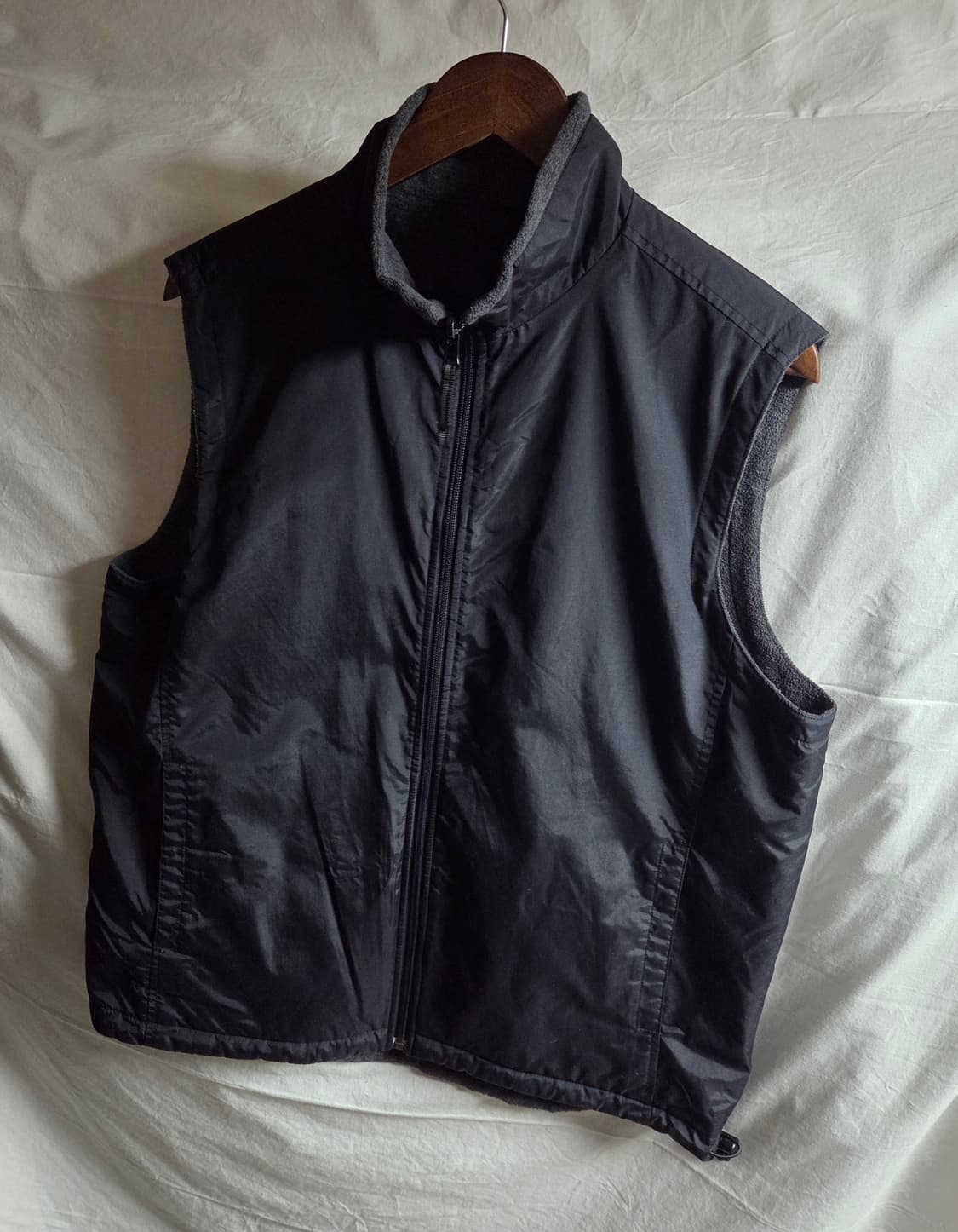 올드 유니클로 리버시블 베스트 블랙 L 상품이미지3