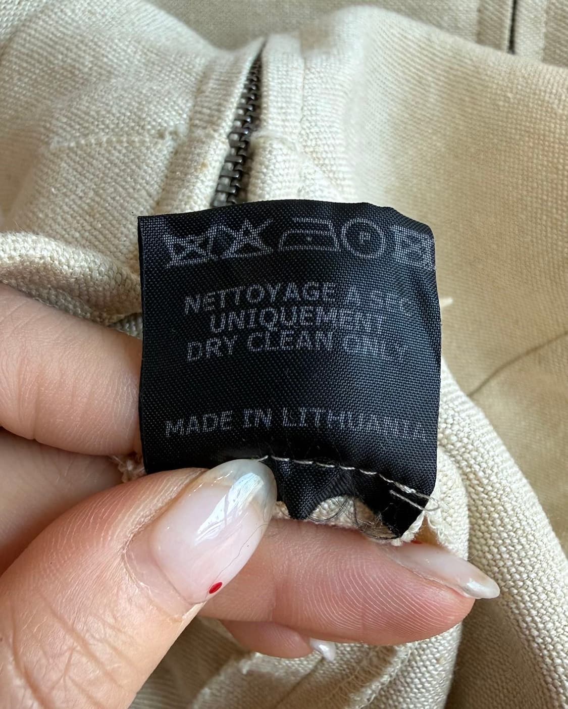 이자벨마랑 베이지 린넨 하프 블라우스  상품이미지10