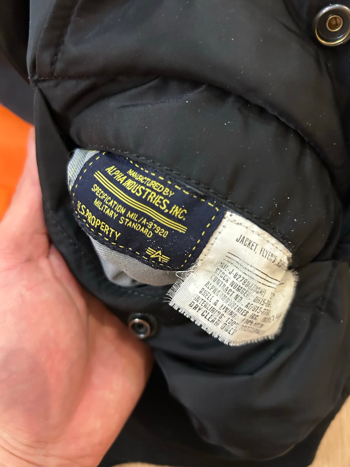 알파인더스트리ma-1 슬림핏 m 상품이미지3