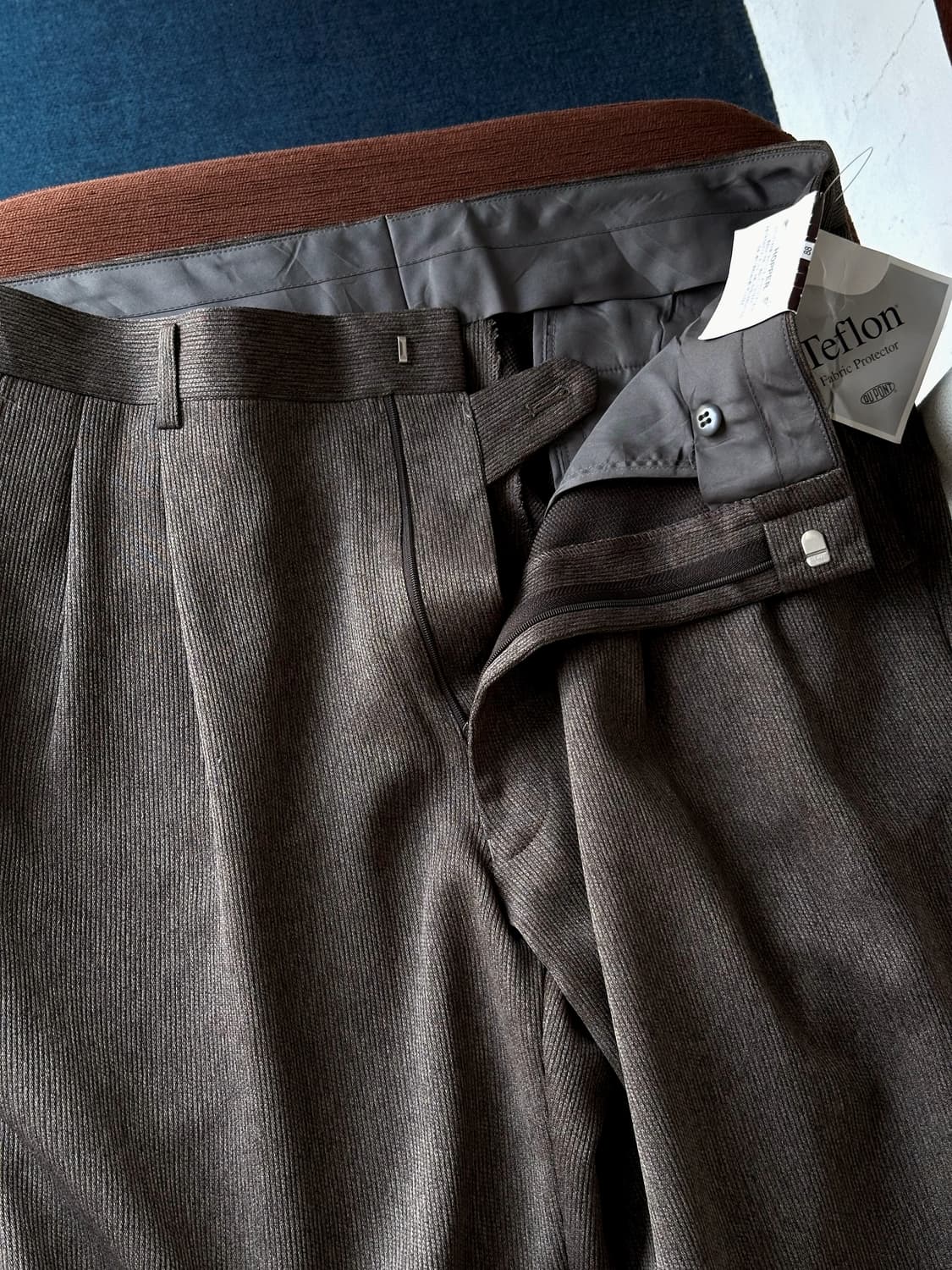  Design woven 'TEFLON' fabric 2 tuck wid 상품이미지2