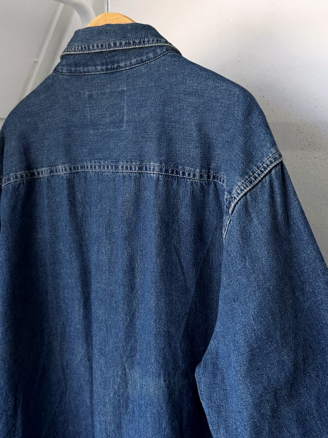 Cotton denim L/S work shirt 상품이미지4