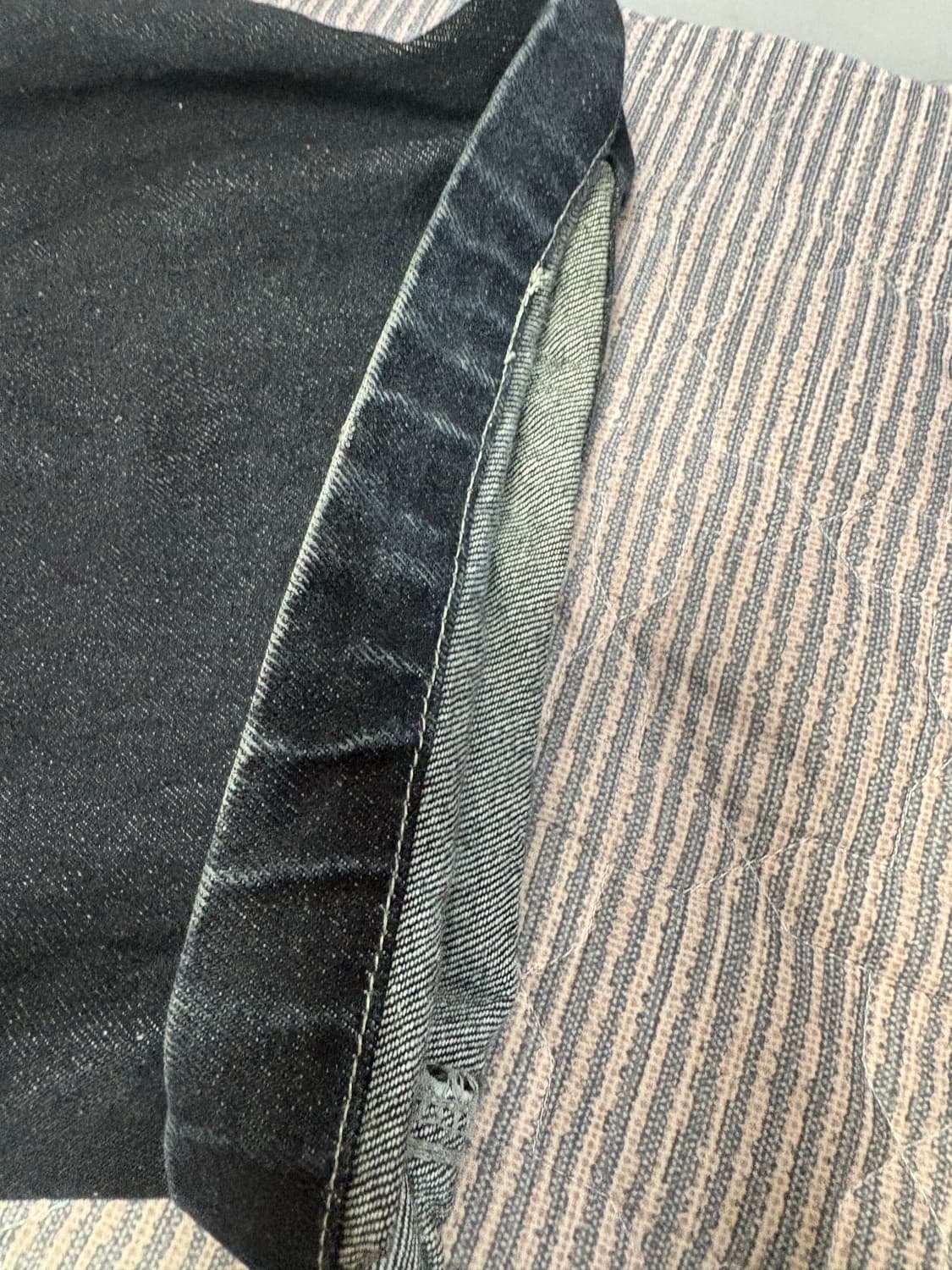 Needlework Carpenter Denim Pants (Black) 상품이미지5