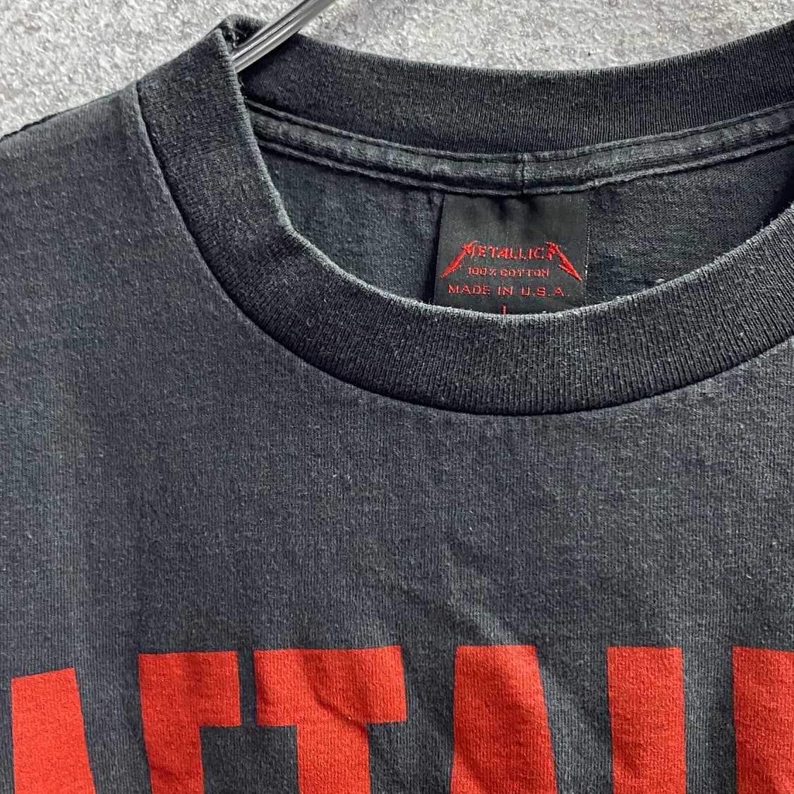 메탈리카 밴드 캐리커쳐 프린팅 반팔티 B4250 상품이미지3